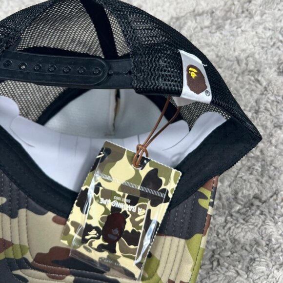 NWT BAPE STA Cam Trucker Hat - Picture 2 of 3